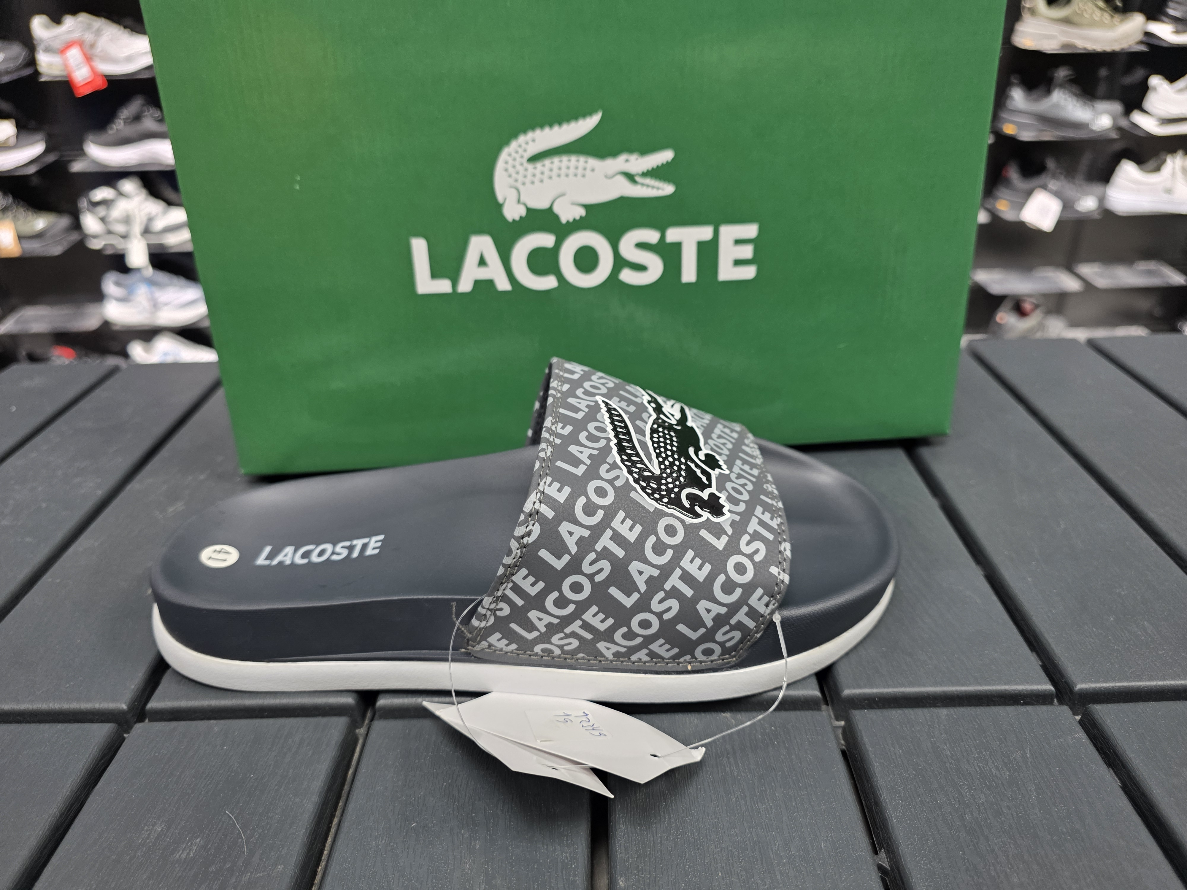 Lacoste erkek terlik tam kalip ortopedik