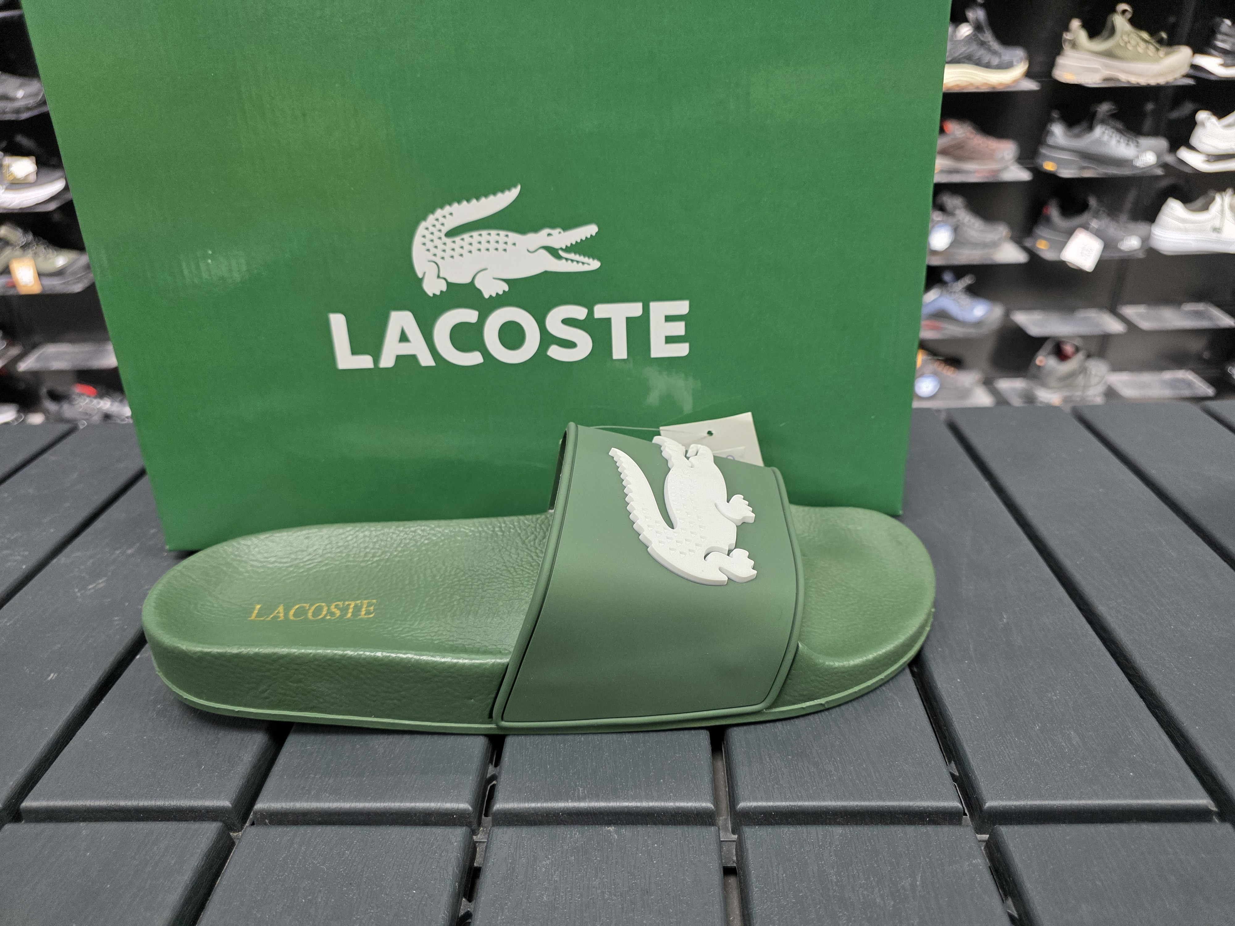 Lacoste erkek terlik tam kalip ortopedik