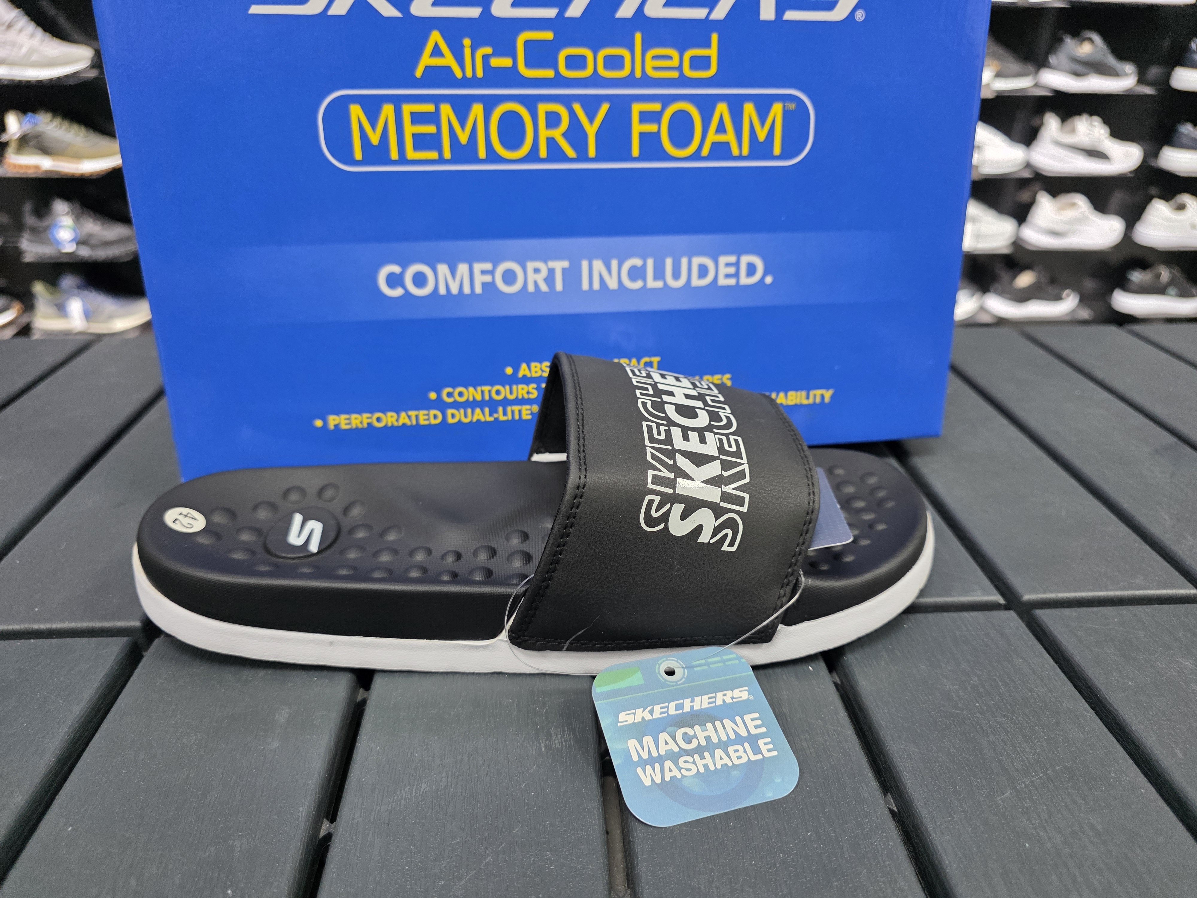 Skechers ortopedik erkek terliği tam kalip