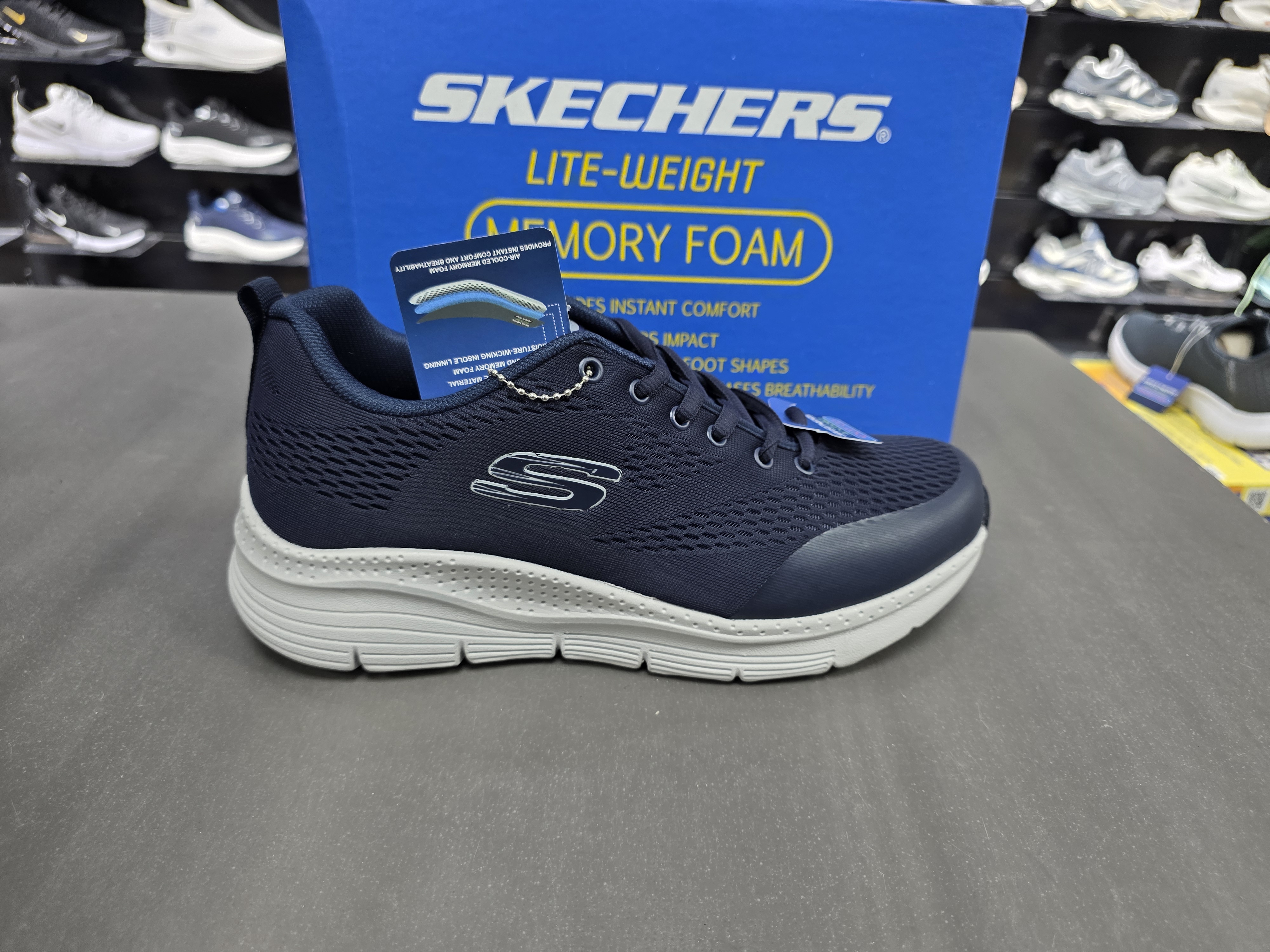 Skechers arc fit yazlik fileli spor ayakkabı tam kalip
