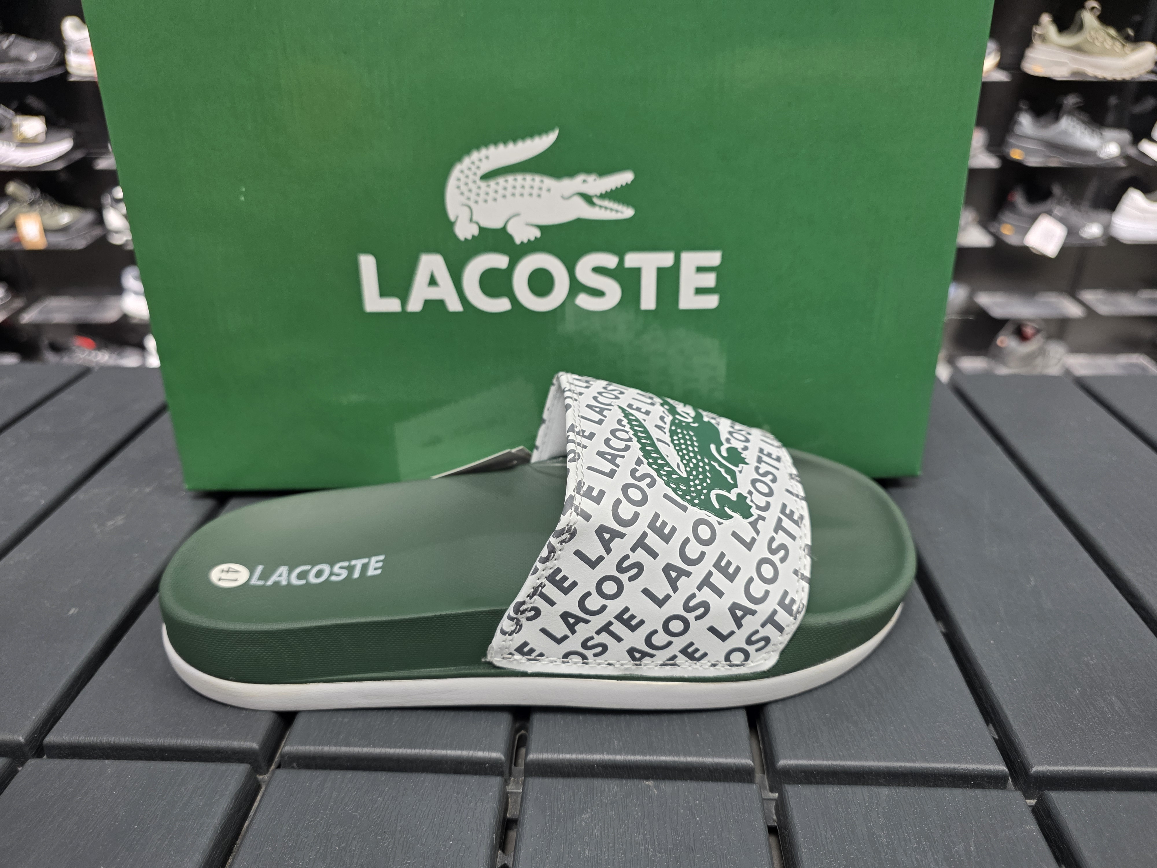 Lacoste erkek terlik tam kalip ortopedik