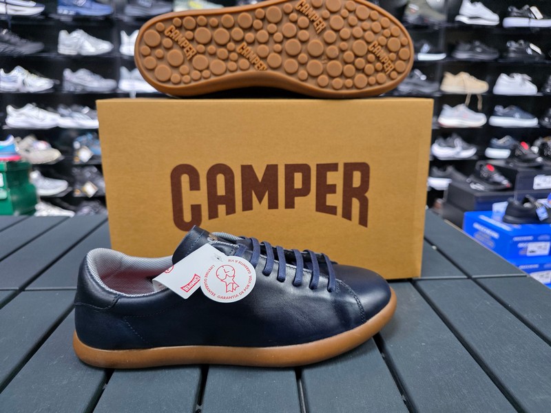 hakıkı derı ortopedık camper tam kalıp lacivert