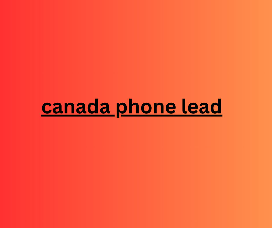 canada phone lead