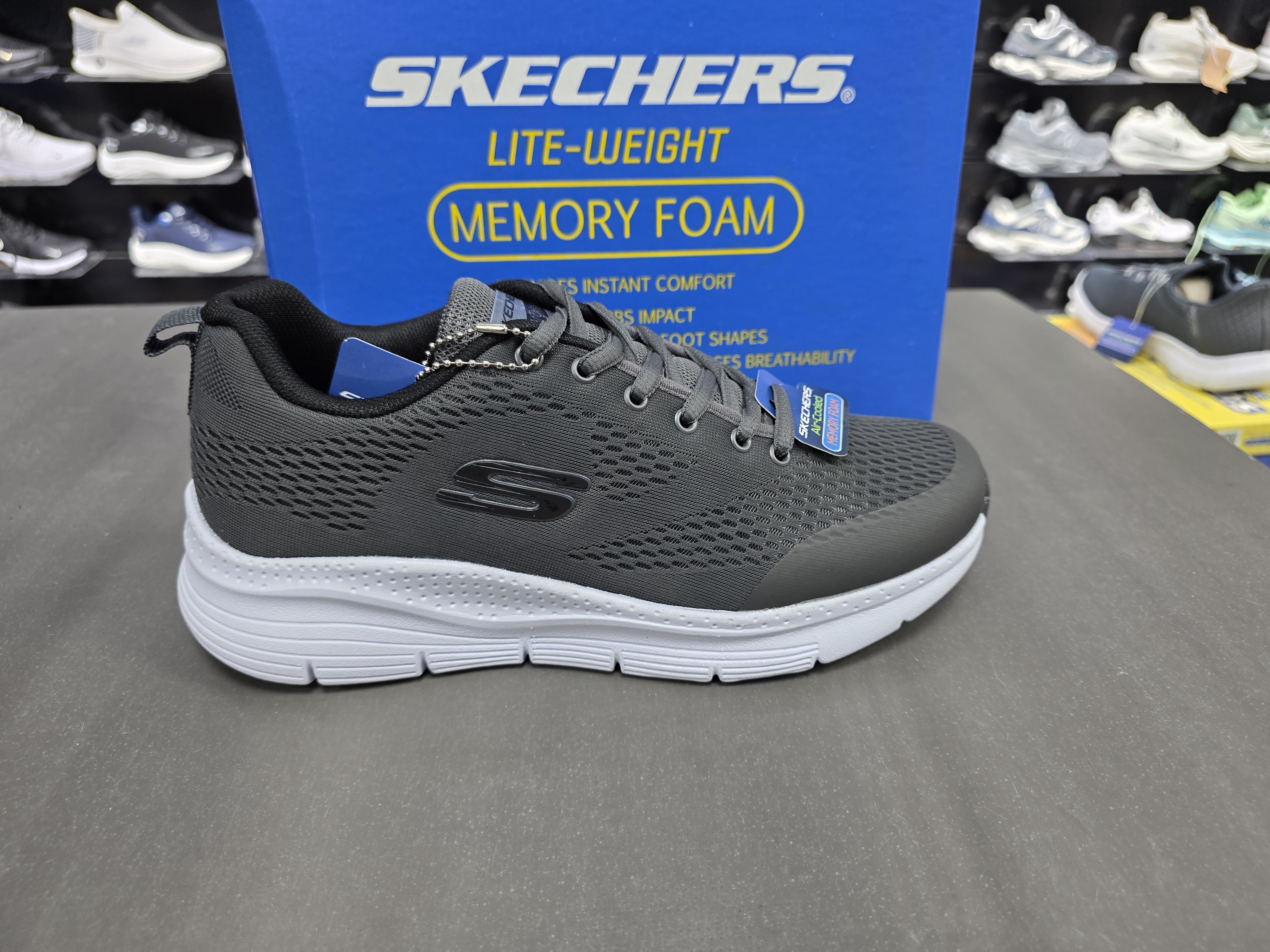 Skechers arc fit yazlik fileli spor ayakkabı tam kalip