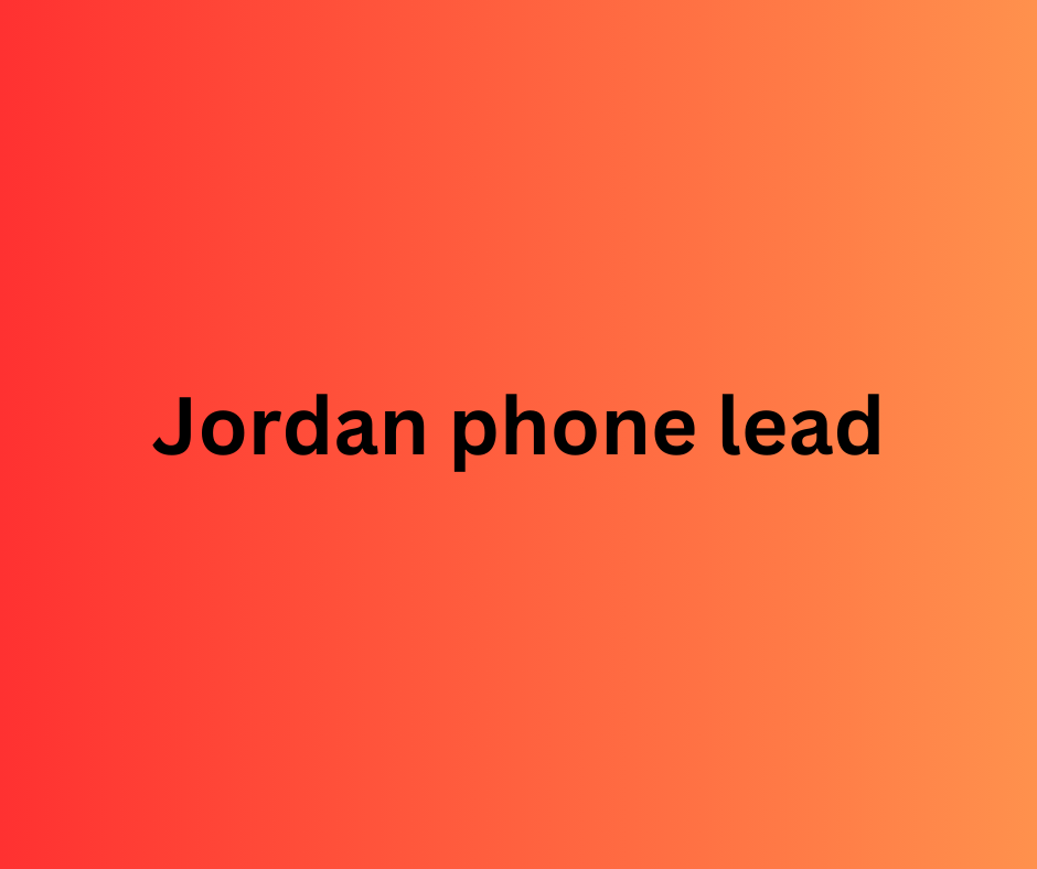 jordan phone lead