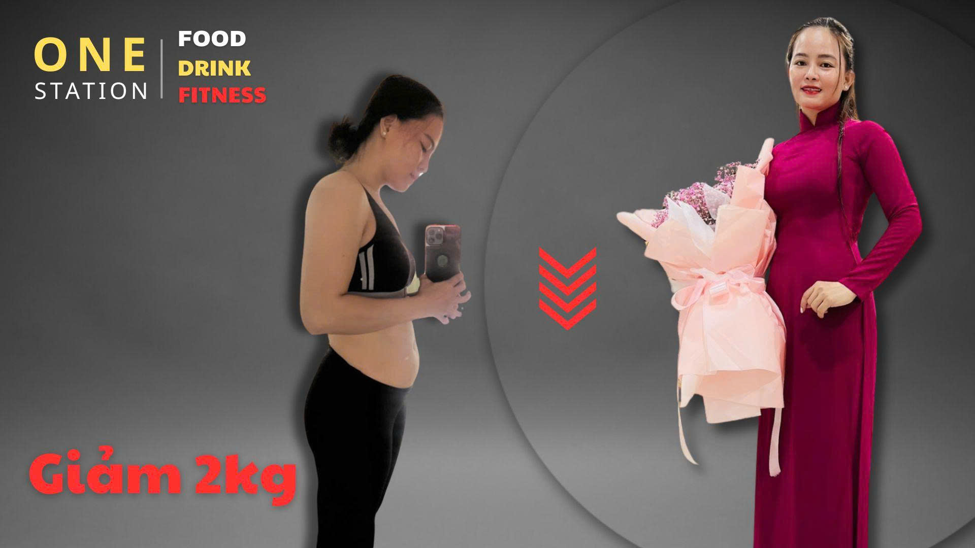 Kết quả giảm cân Before After 14