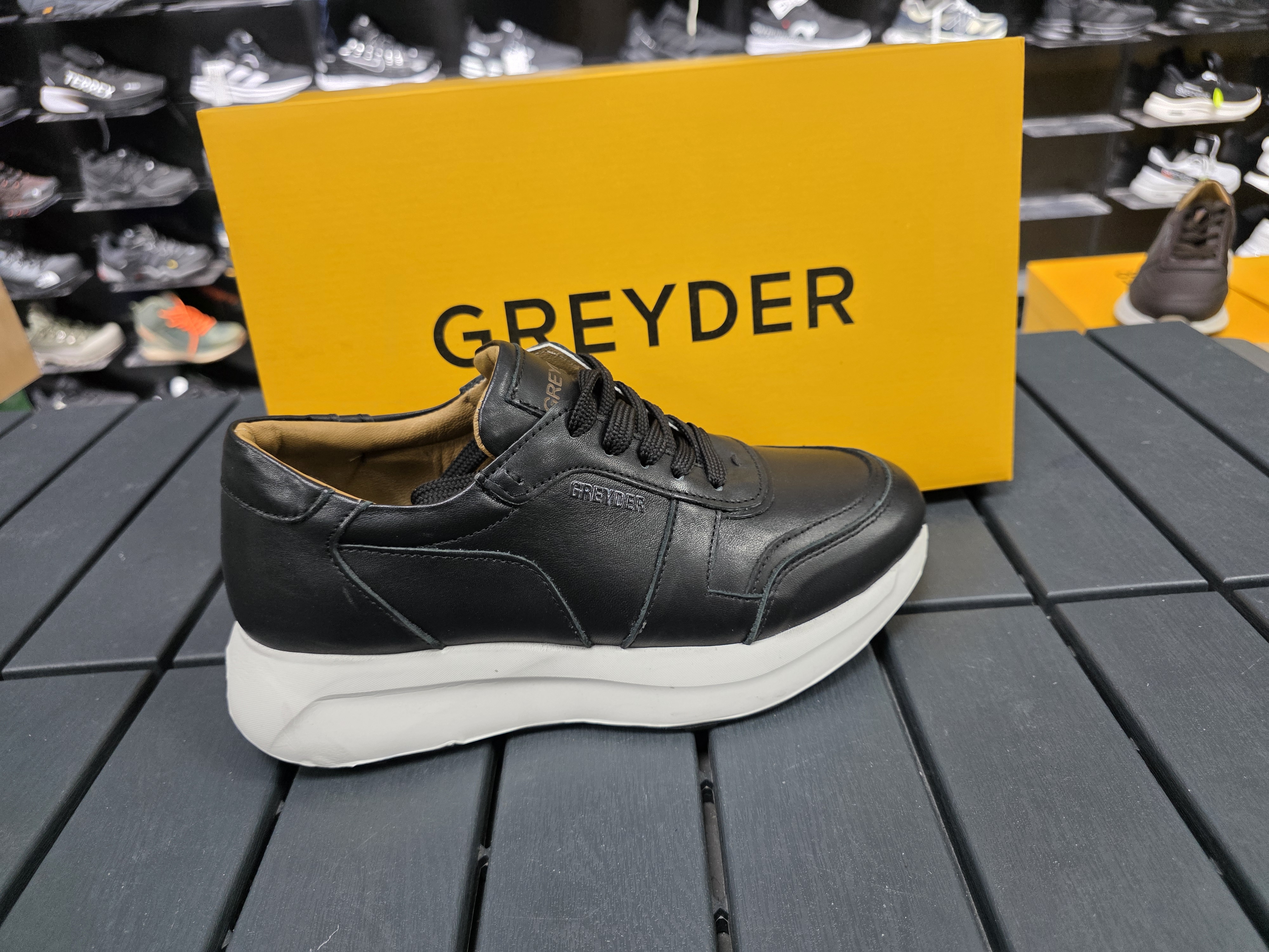 Hakiki deri greyder tam kalip ortopedik