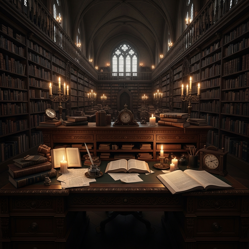 Dark Academia görsel