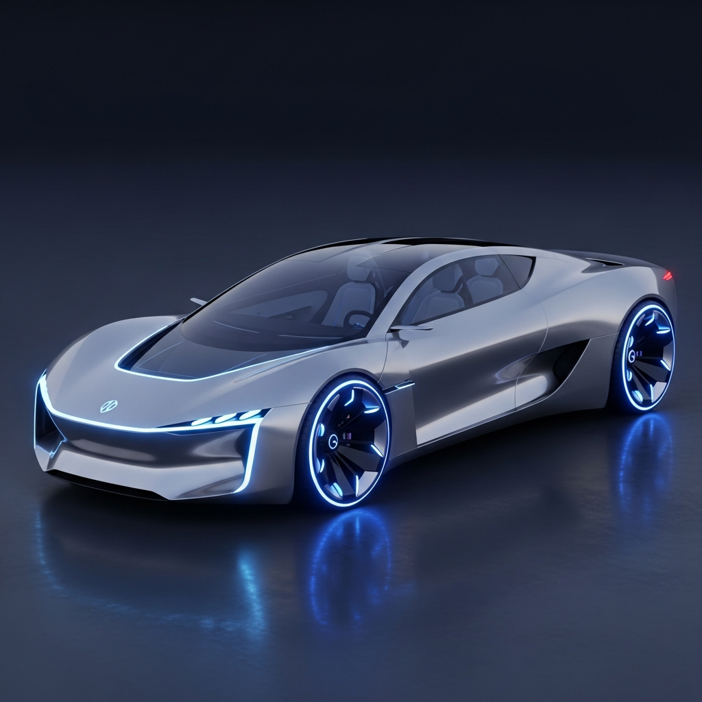 futuristic car design изображение