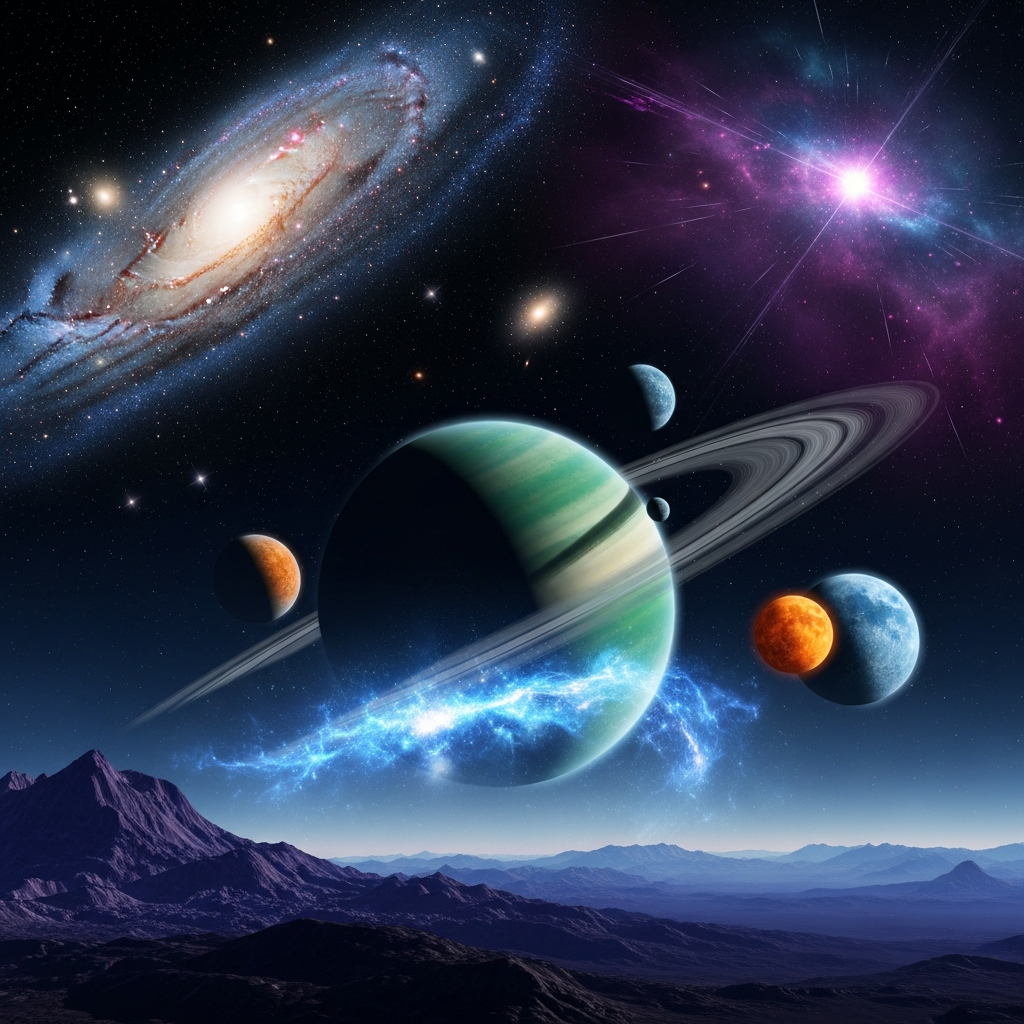 Intergalactic / Sci‑Fi aesthetic image