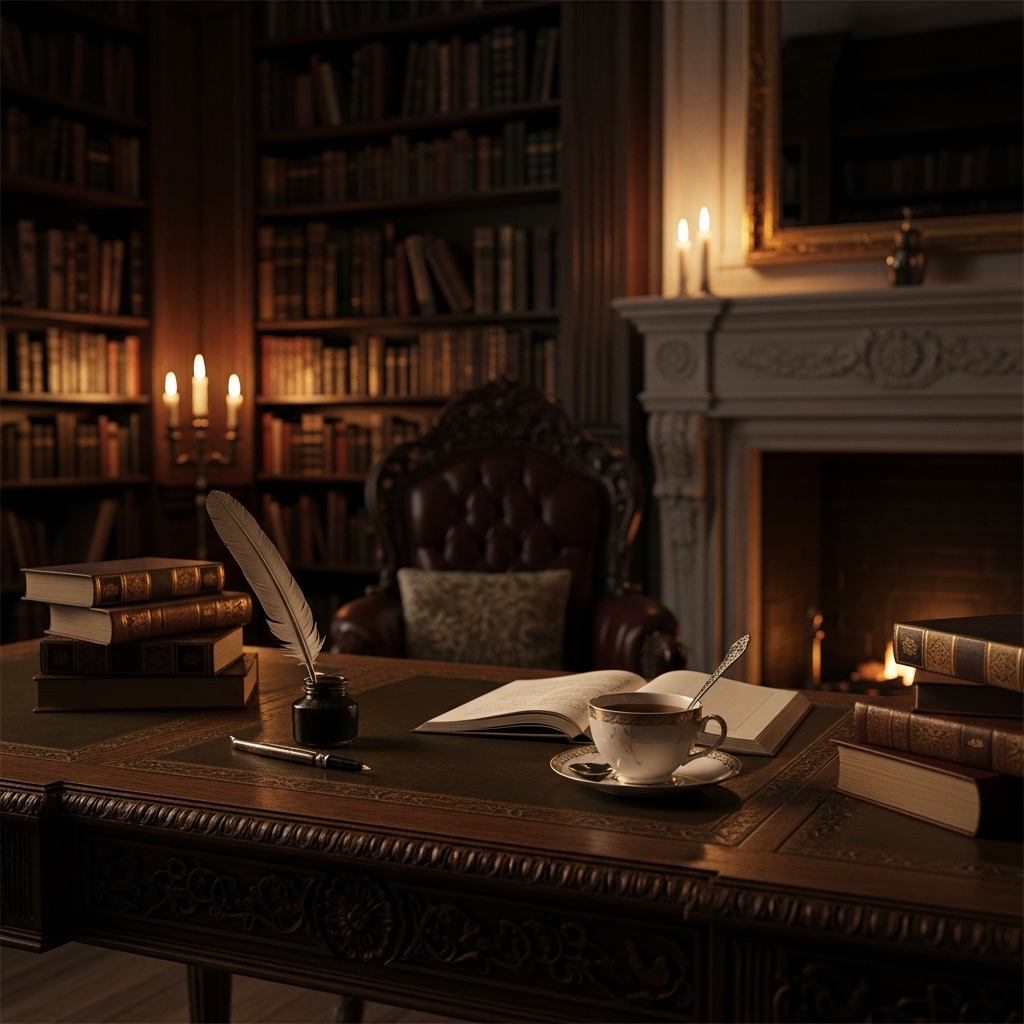 Dark Academia görsel