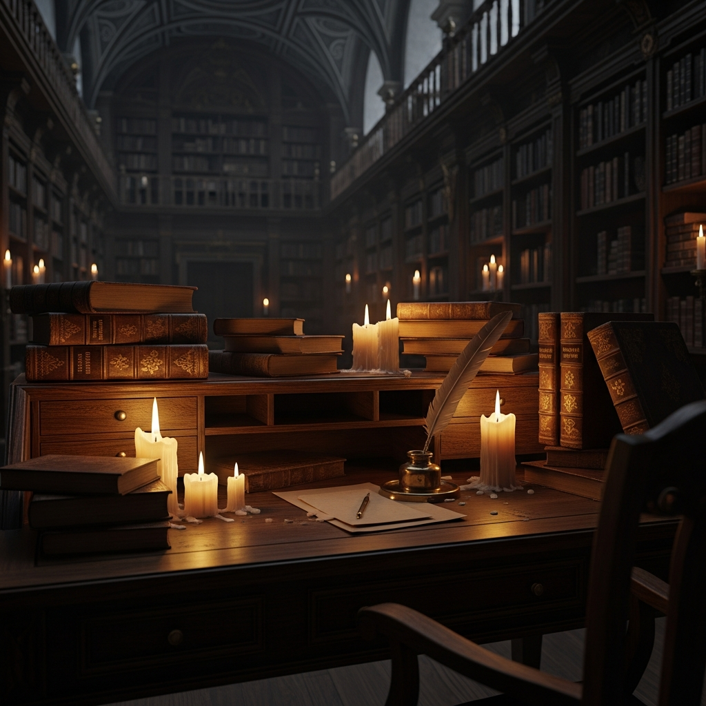 Dark Academia görsel