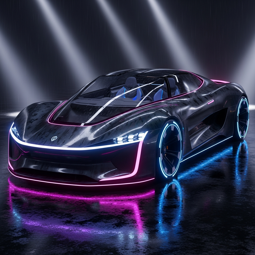 futuristic car design