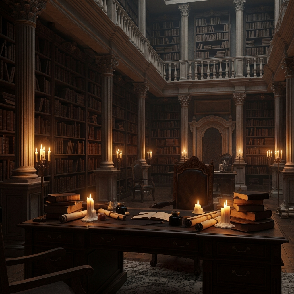 Dark Academia görsel