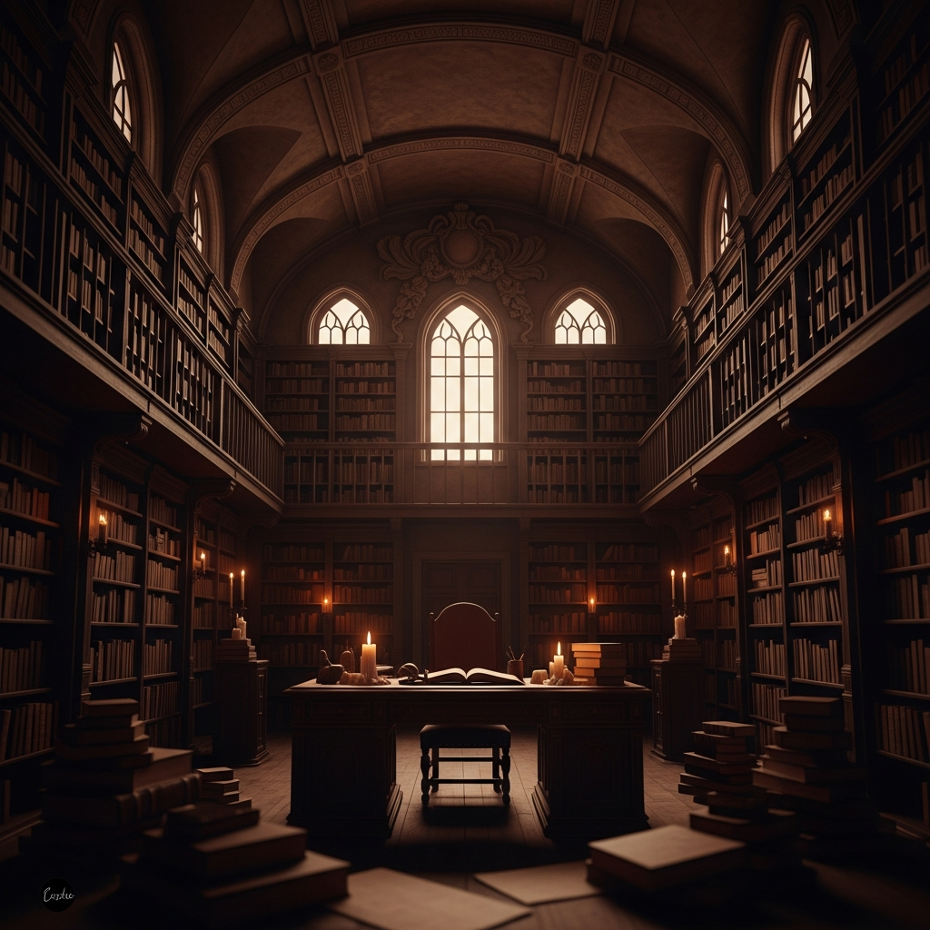 Dark Academia görsel