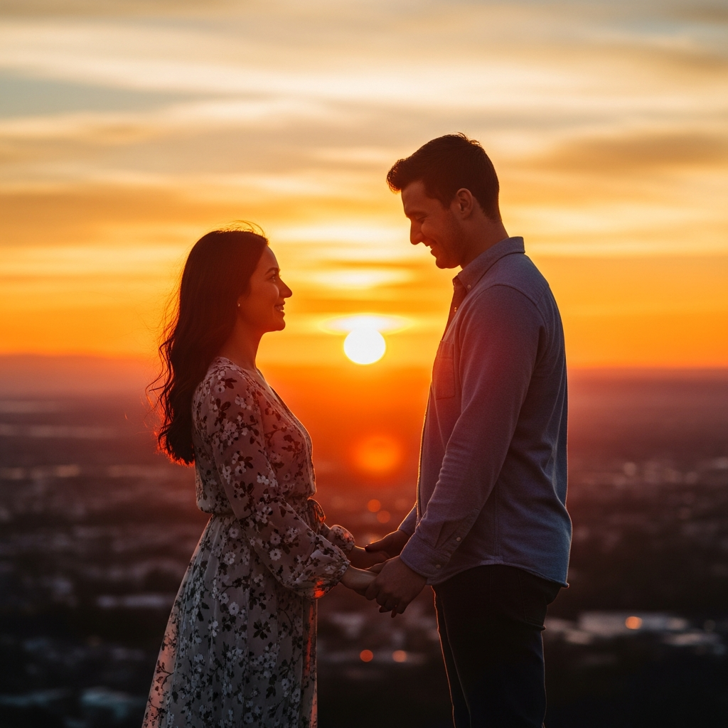 Romantic Couple – Cinematic Style obraz
