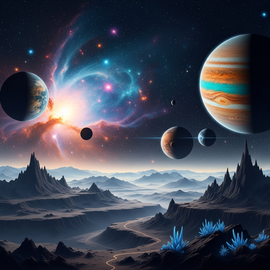 Intergalactic / Sci‑Fi aesthetic image