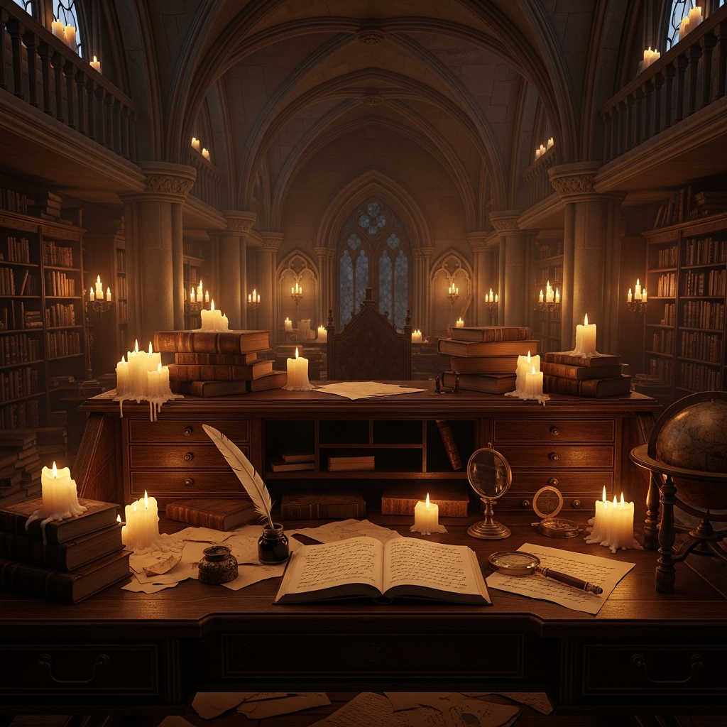 Dark Academia görsel