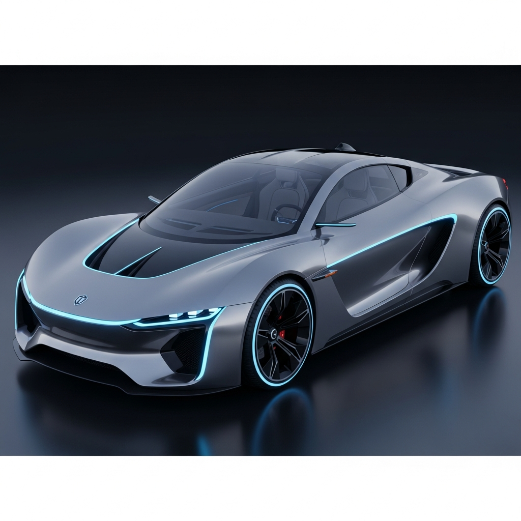 futuristic car design изображение