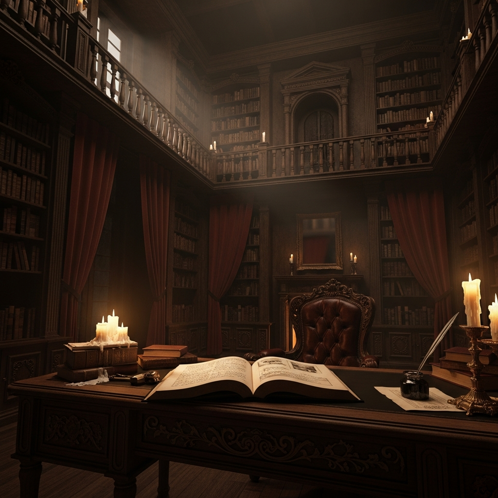 Dark Academia görsel