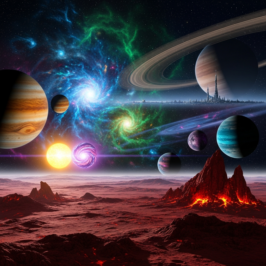 Intergalactic / Sci‑Fi aesthetic image