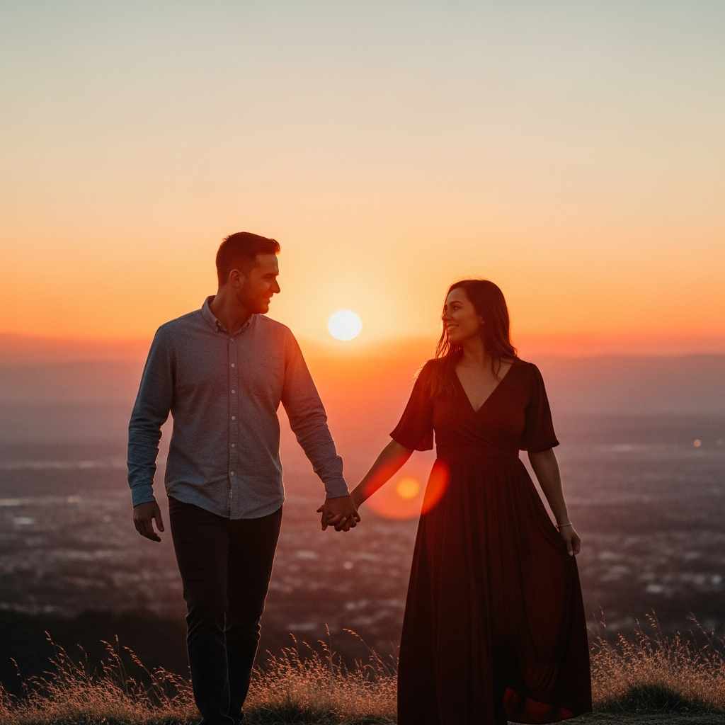 Romantic Couple – Cinematic Style obraz