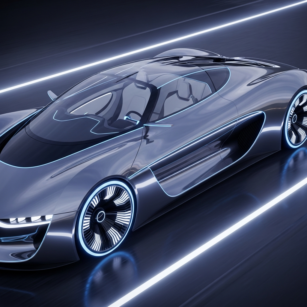 futuristic car design изображение