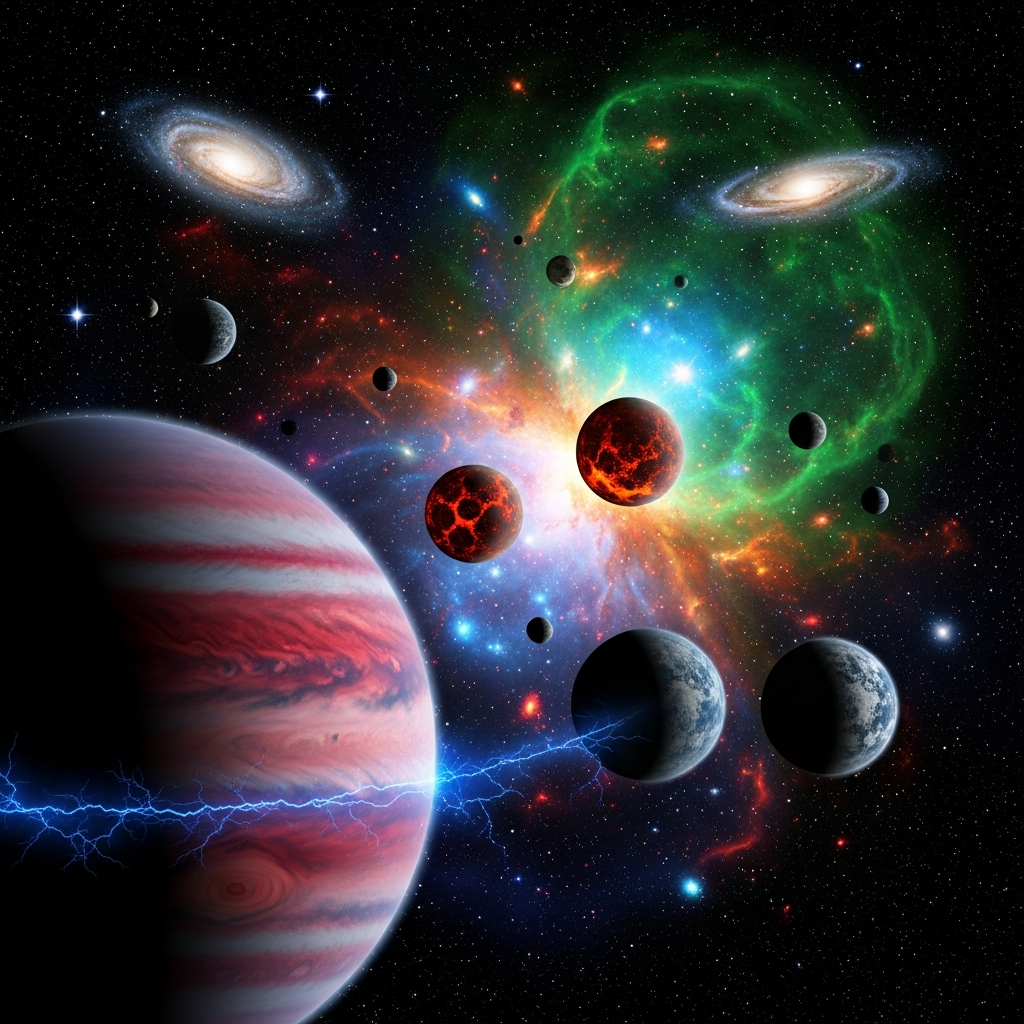 Intergalactic / Sci‑Fi aesthetic