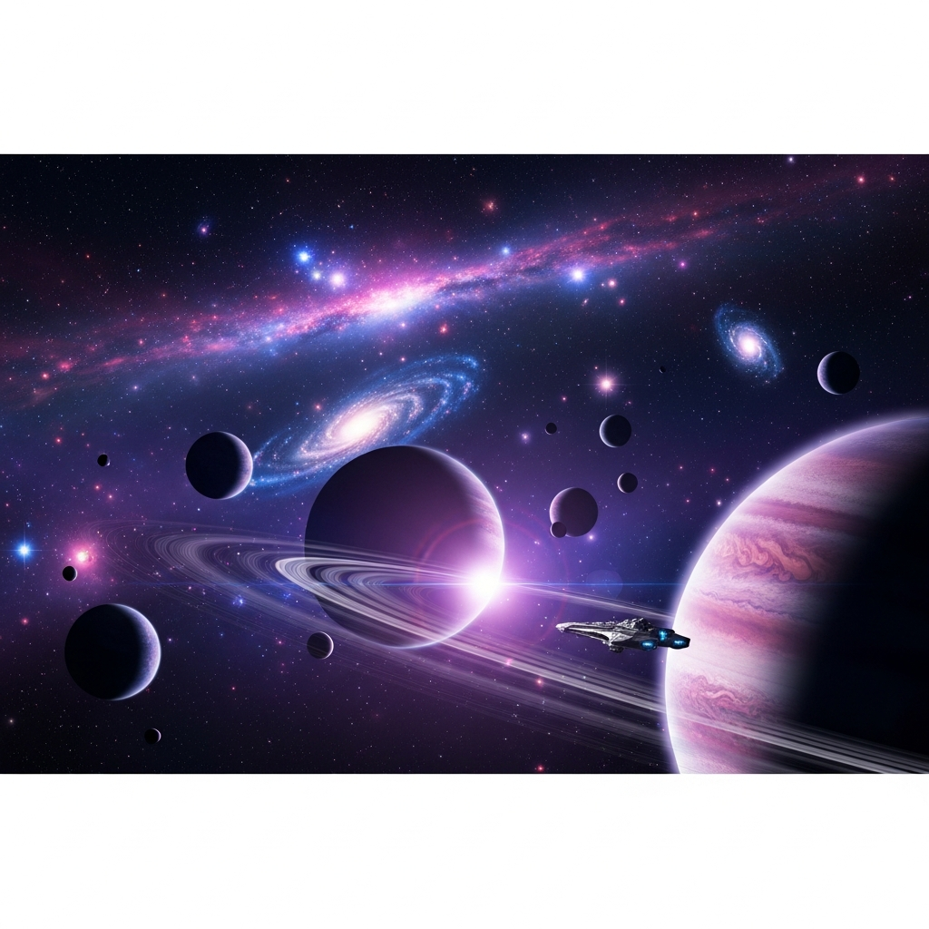 Intergalactic / Sci‑Fi aesthetic image