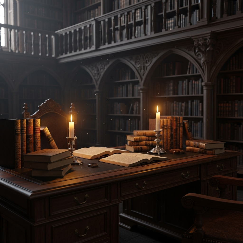 Dark Academia görsel