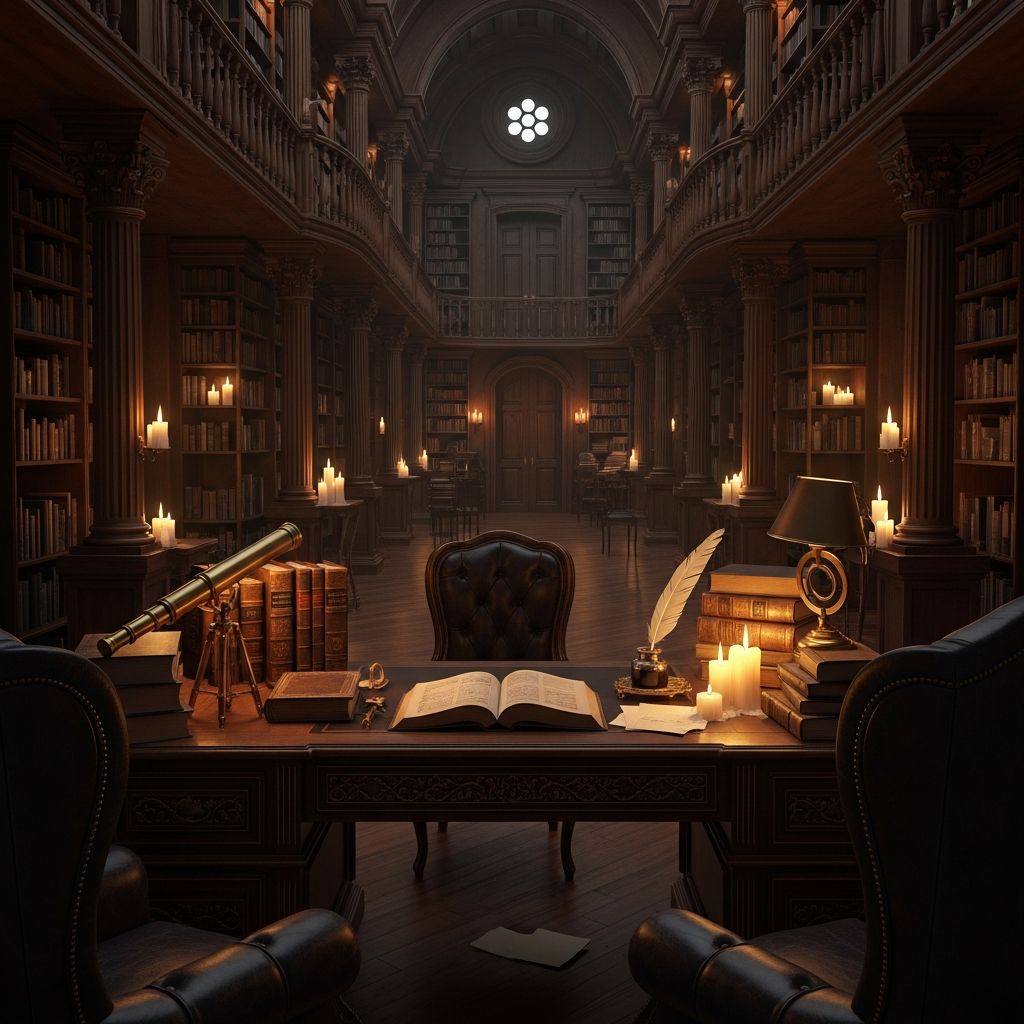 Dark Academia görsel