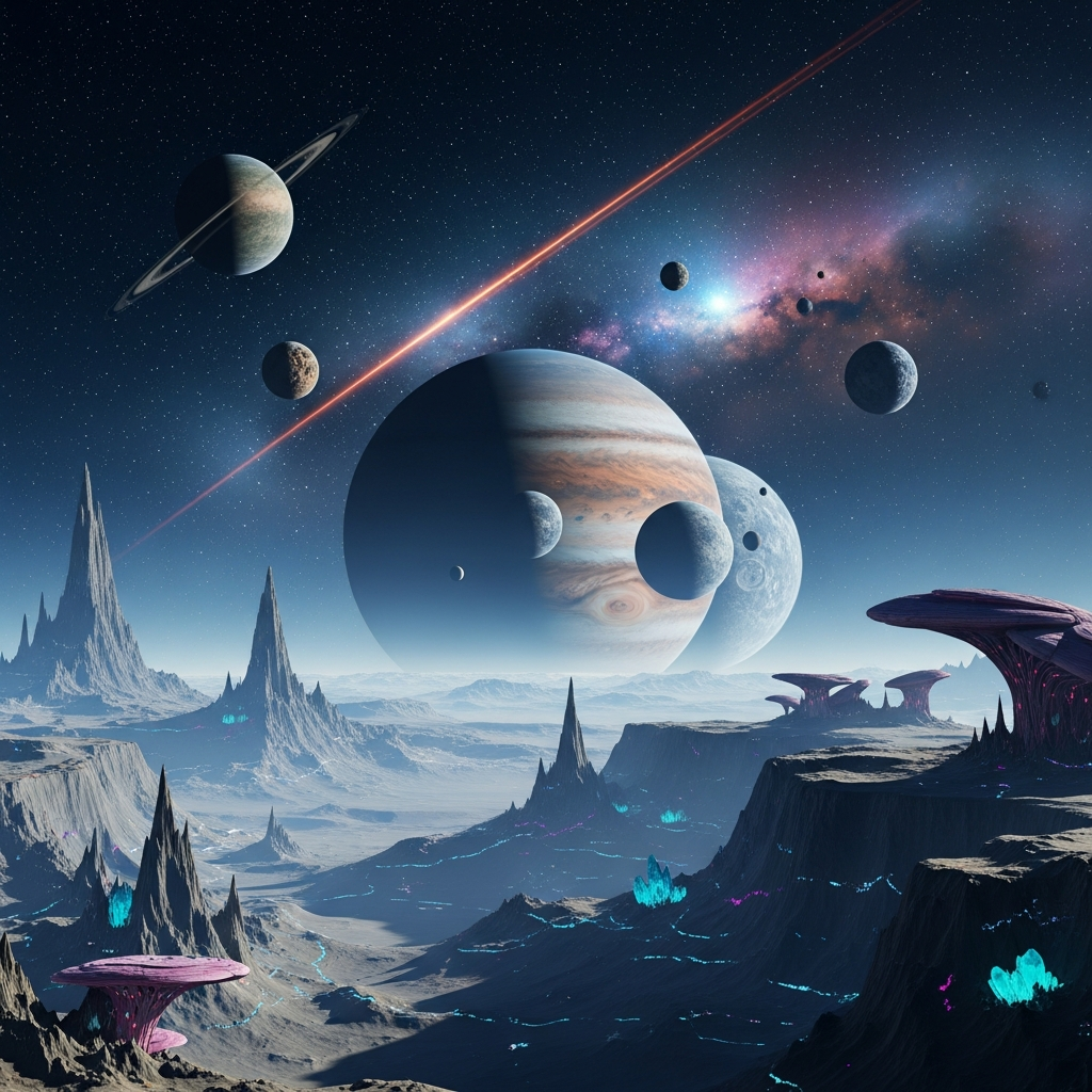 Intergalactic / Sci‑Fi aesthetic image