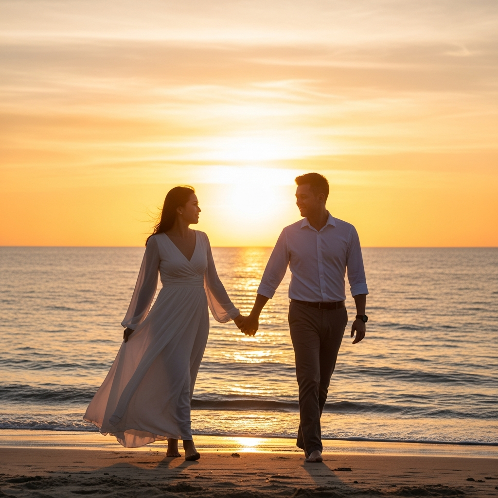 Romantic Couple – Cinematic Style obraz