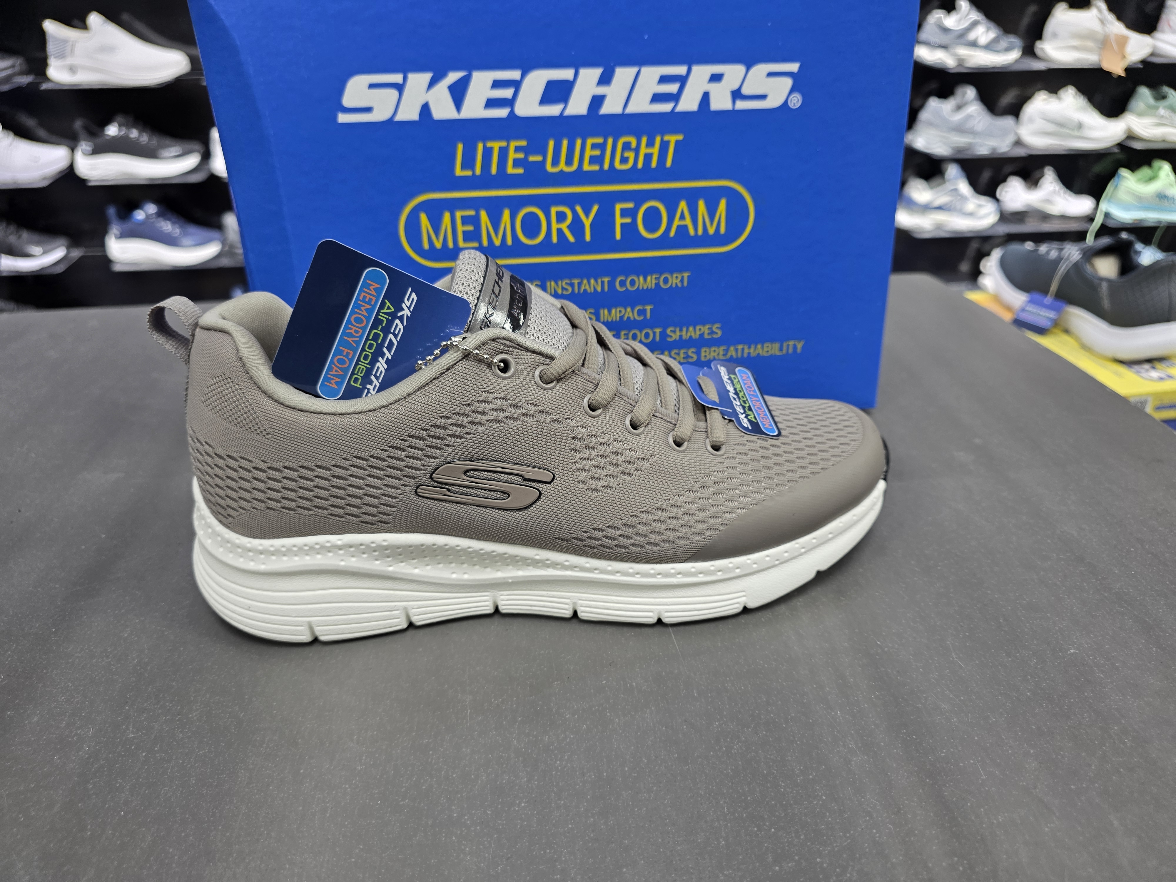Skechers arc fit yazlik fileli spor ayakkabı tam kalip