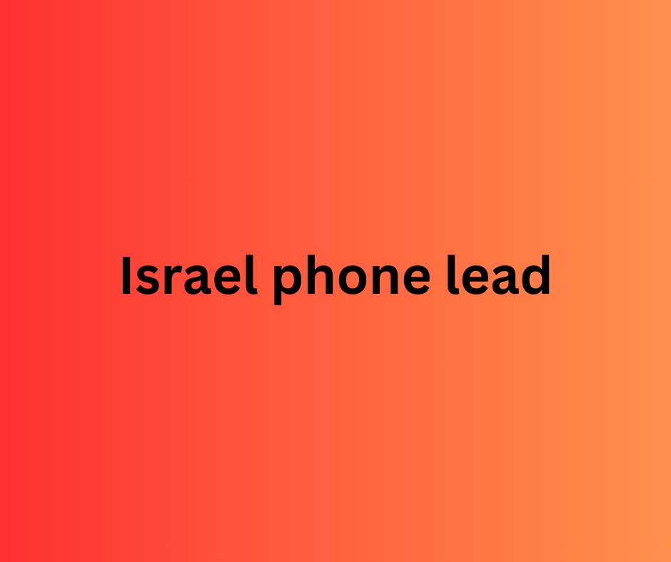 israel phone lead