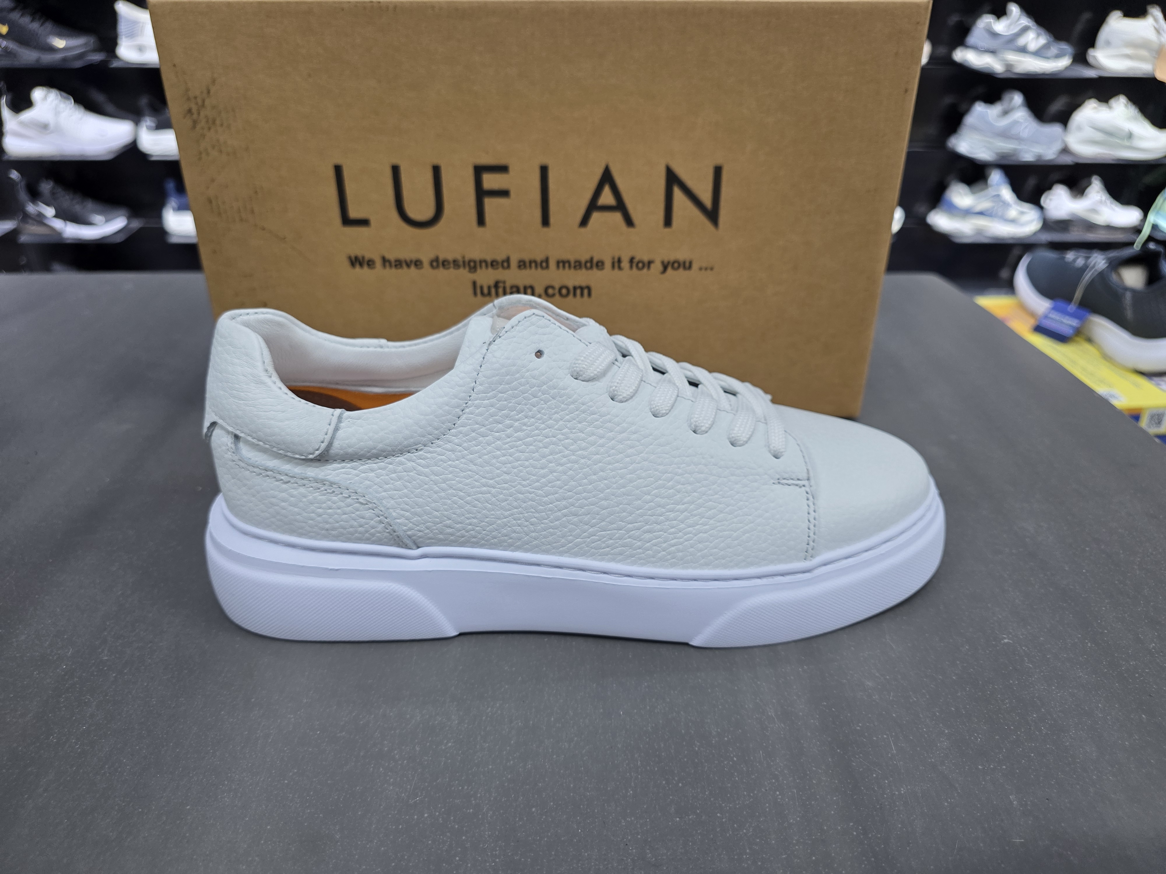 Lufian hakiki deri ortopedik tam kalip sneakers