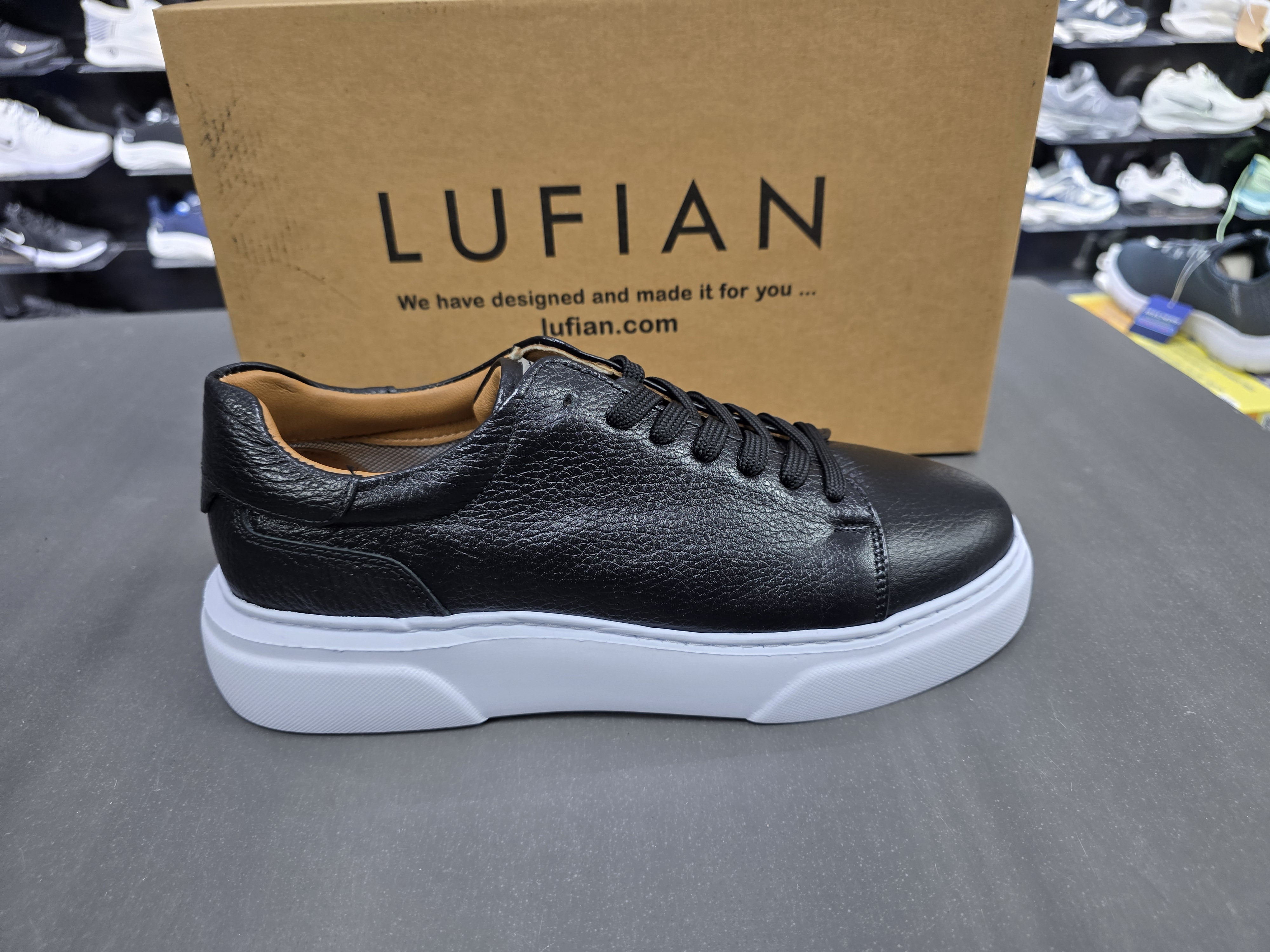 Lufian hakiki deri ortopedik tam kalip sneakers