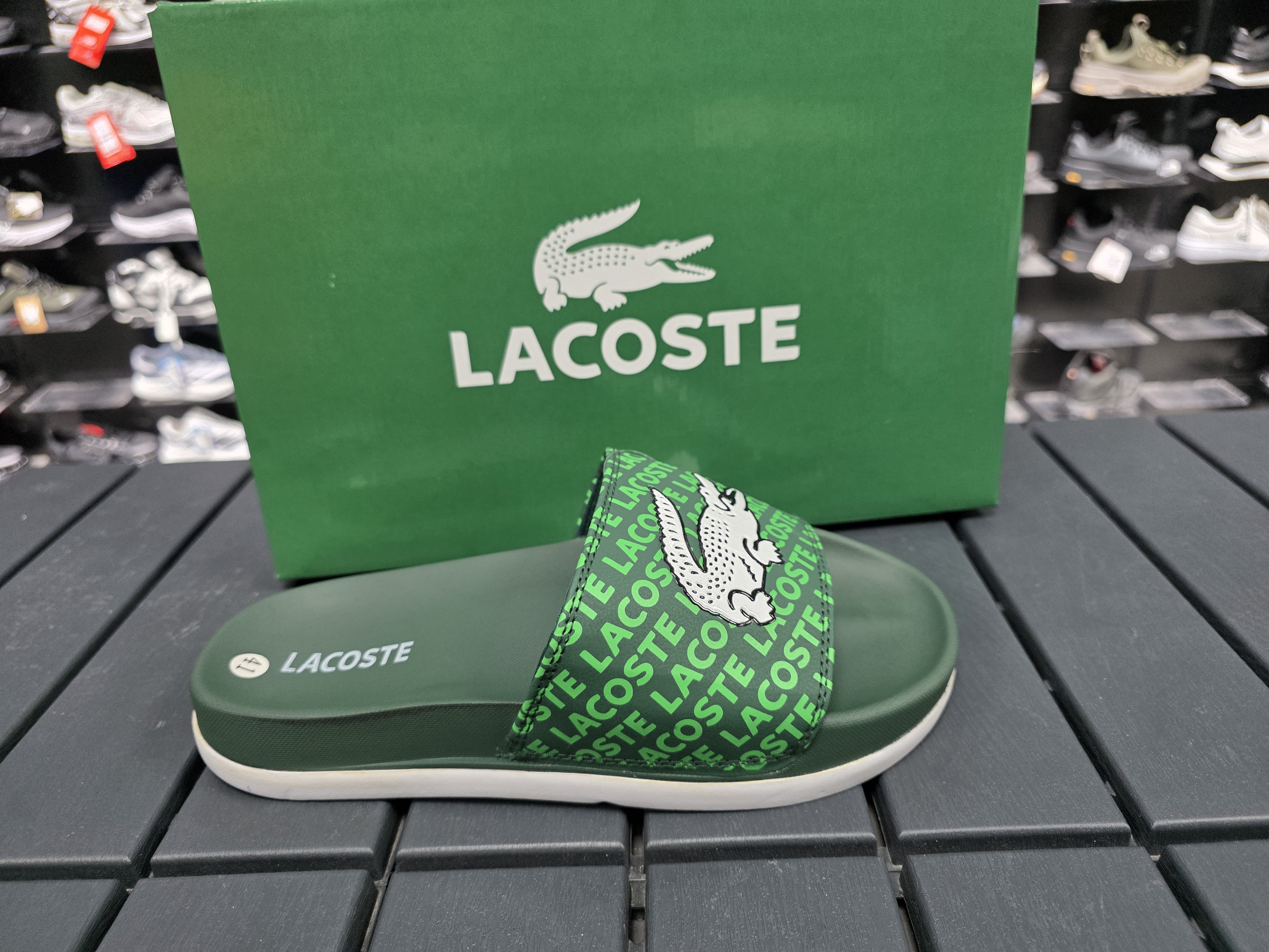 Lacoste erkek terlik tam kalip ortopedik