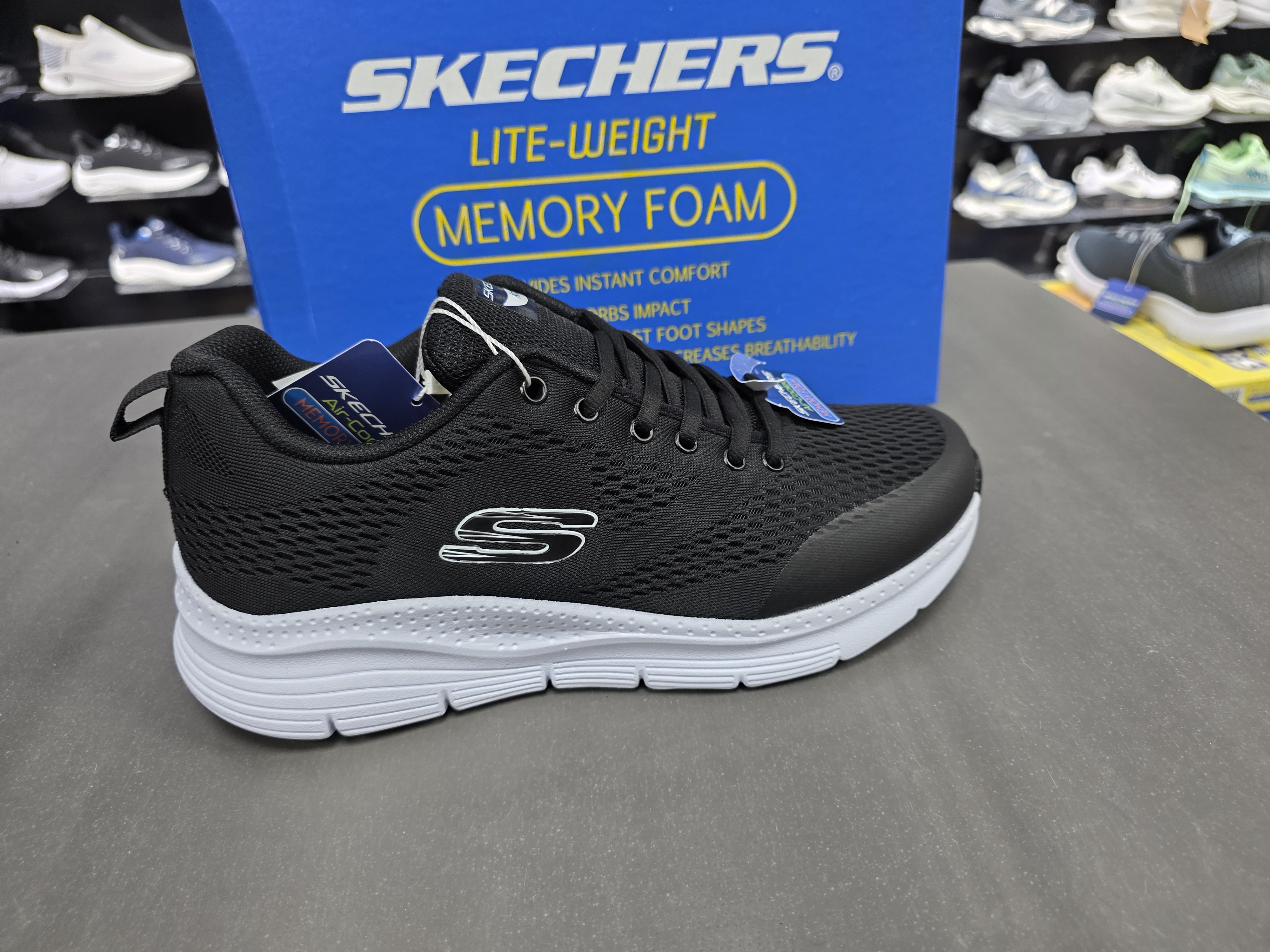 Skechers arc fit yazlik fileli spor ayakkabı tam kalip