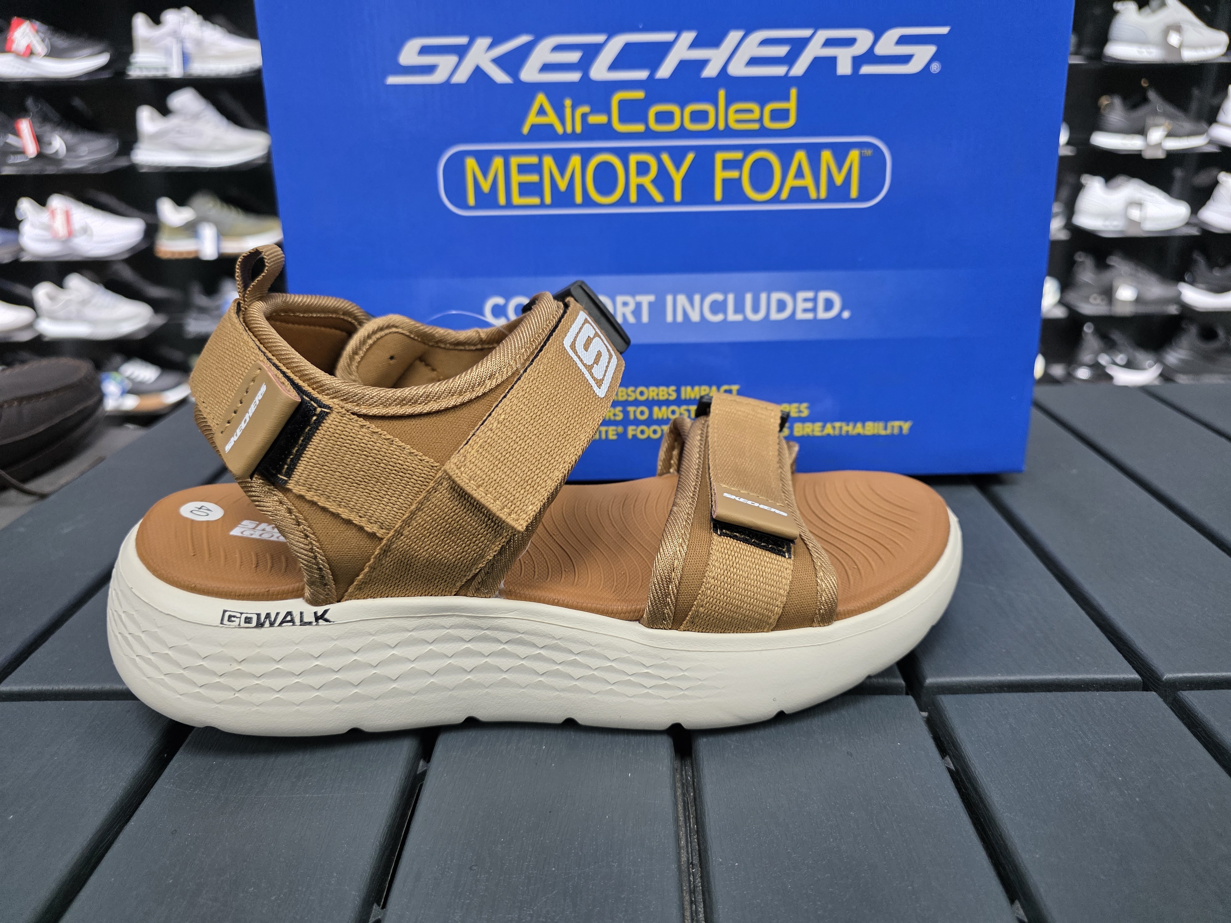Skechers ortopedik cirtli erkek sandalet